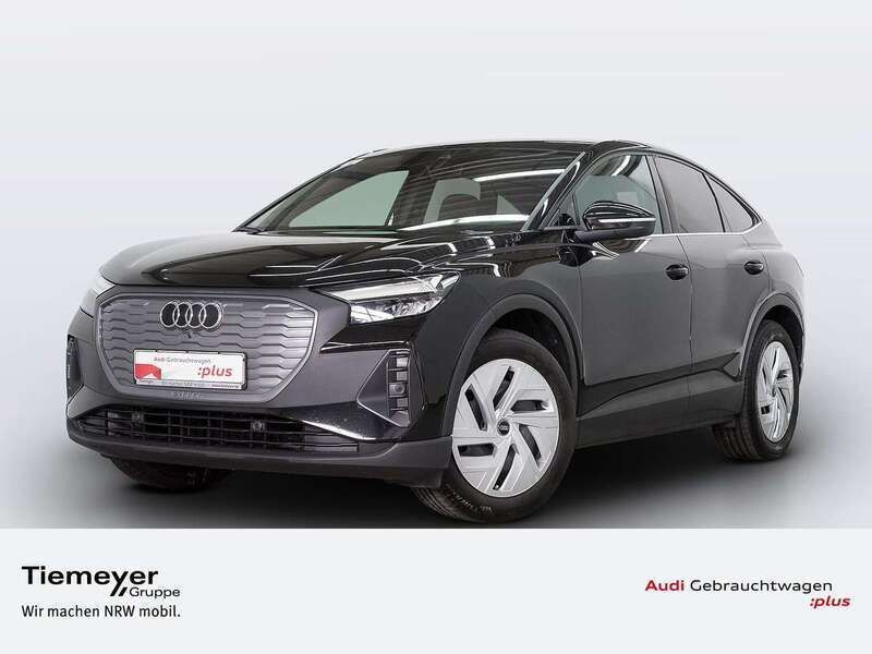 Mythosschwarz metallic Gebraucht 2023 Audi Q4 e-tron SUV | 38.980 € (Etwas zu teuer) - Bild 1/4