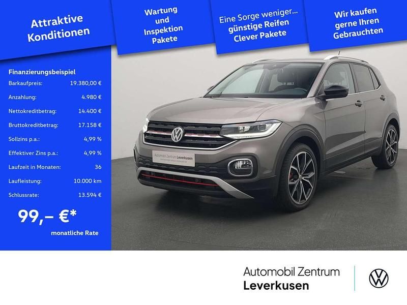 Limestone grey Gebraucht 2019 VW T-Cross Style SUV | 19.380 € (Fairer Preis) - Bild 1/4