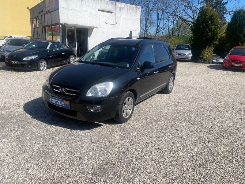 Gebraucht Kia Carens LX 144 PS (105 kW) 2007 Schwarz Van / Kleinbus