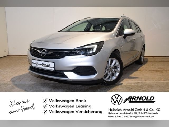 Silbermetallic Gebraucht 2020 Opel Astra Elegance Kombi | 15.990 € (Etwas zu teuer) - Bild 1/4