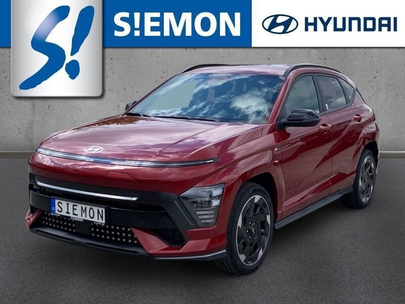 Schwarz Neu 2025 Hyundai Kona N Line SUV | 36.530 € (Fairer Preis) - Bild 1/4