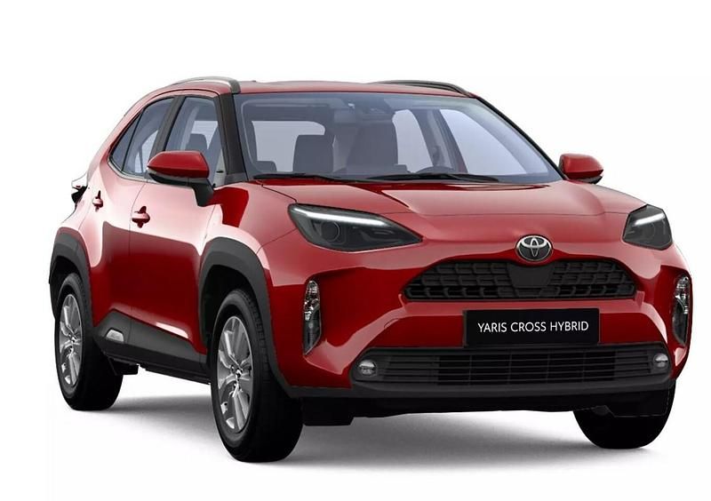 Neu Toyota Yaris Hybrid 131 PS (96 kW) 2026 Karmina rot metallic