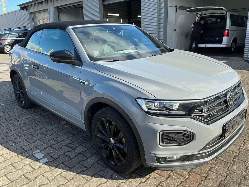 Grau Gebraucht 2021 VW T-Roc Cabriolet R-line Cabrio | 23.950 € (Superpreis) - Bild 1/4