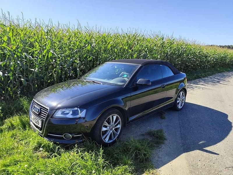 Schwarz Gebraucht 2012 Audi A3 Cabriolet Ambition Cabrio | 8.999 € (Superpreis) - Bild 1/4
