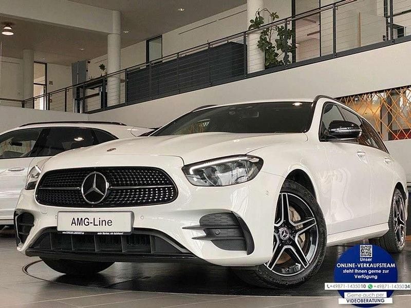 Weiß Gebraucht 2022 Mercedes E300 AMG Kombi | 37.980 € (Fairer Preis) - Bild 1/3