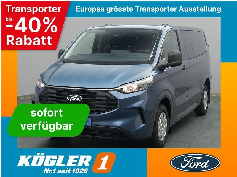 Blau (blau / chrome blue) Neu 2025 Ford Transit Custom Trend Kombi | 50.545 € - Bild 1/4