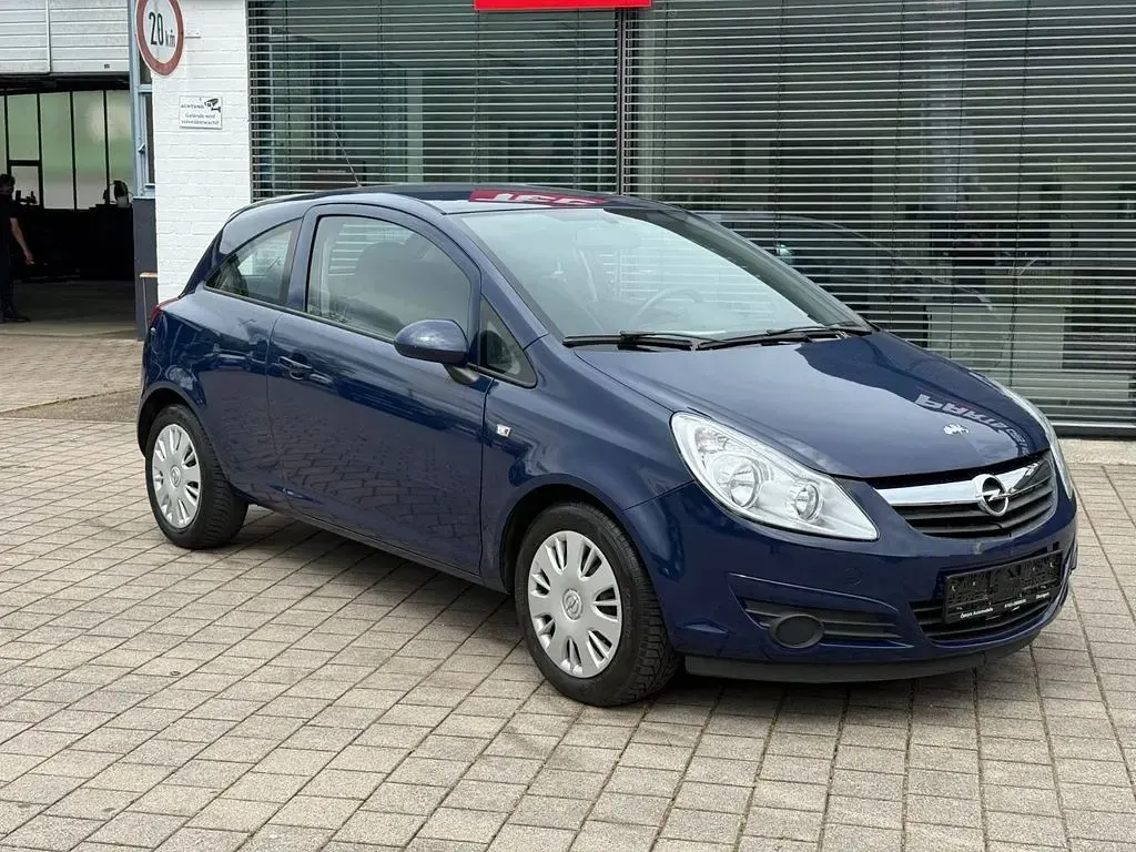 Gebraucht Opel Corsa Edition 80 PS (58 kW) 2008 Blau Kleinwagen