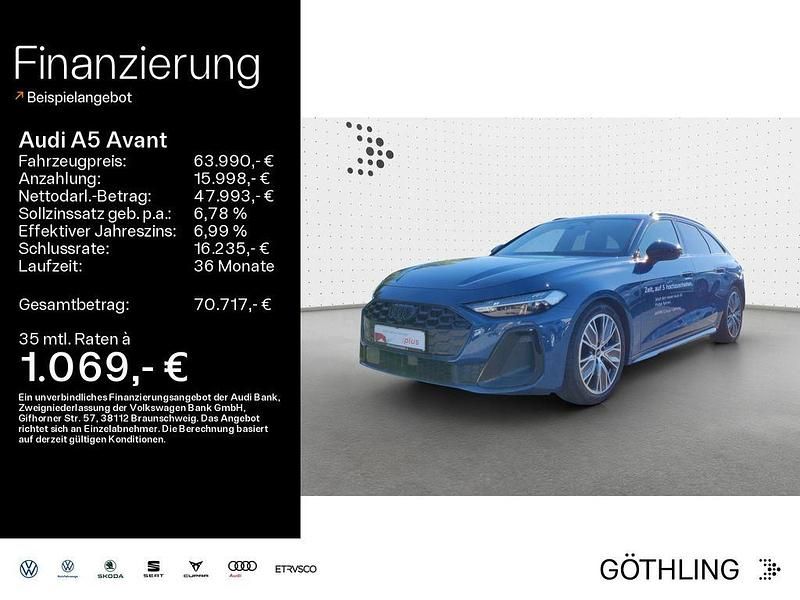 Ascariblau metallic Gebraucht 2024 Audi A5 Ambiente Coupé | 59.580 € (Fairer Preis) - Bild 1/4