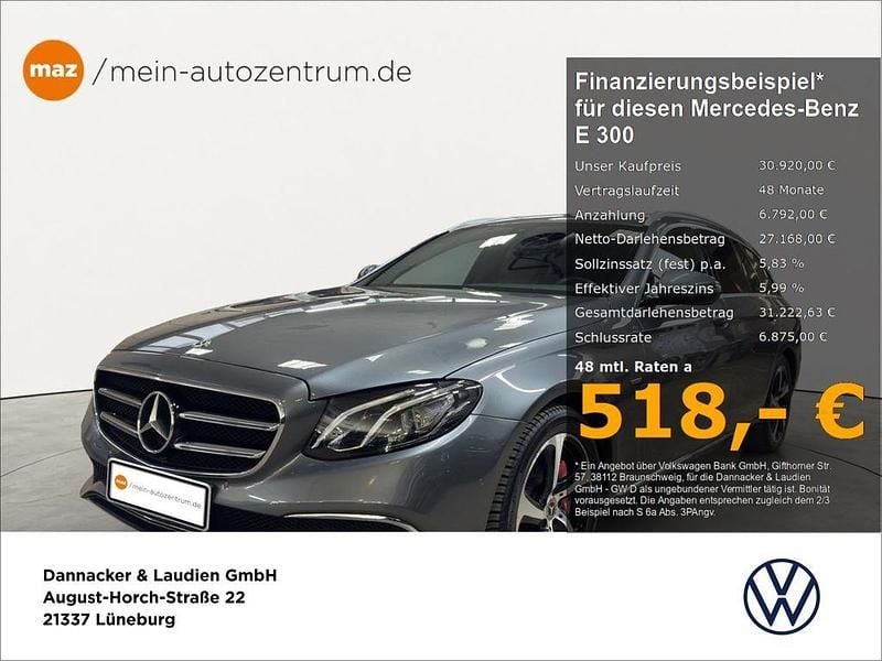 Gebraucht Mercedes E300 Edition 258 PS (189 kW) 2019 Selenitgrau  metalliclack Kombi