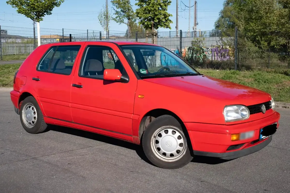 Brugt VW Golf III 75 HK (55 kW) 1997 Rød Hatchback