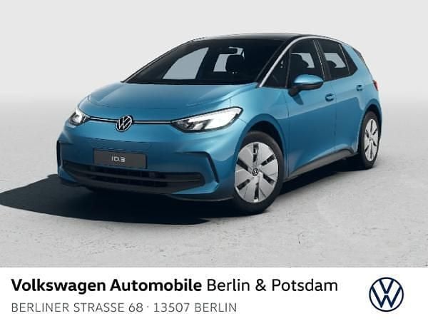 Neu VW ID.3 Pure 125 kW (170 PS) 2026 Blau (costa azul metallic schwarz) Kleinwagen