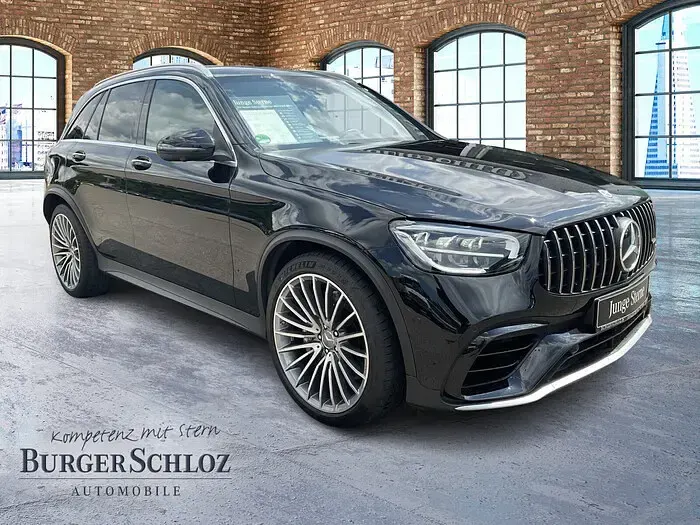 Gebraucht Mercedes GLC63 AMG AMG 476 PS (350 kW) 2022 Obsidianschwarz metallic SUV