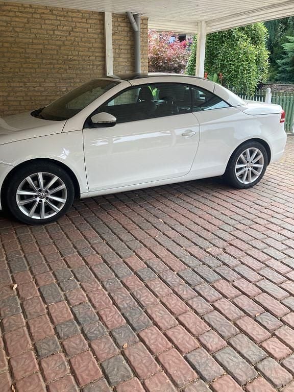 Weiß Gebraucht 2014 VW Eos Sportline Cabrio | 10.200 € (Guter Preis) - Bild 1/4