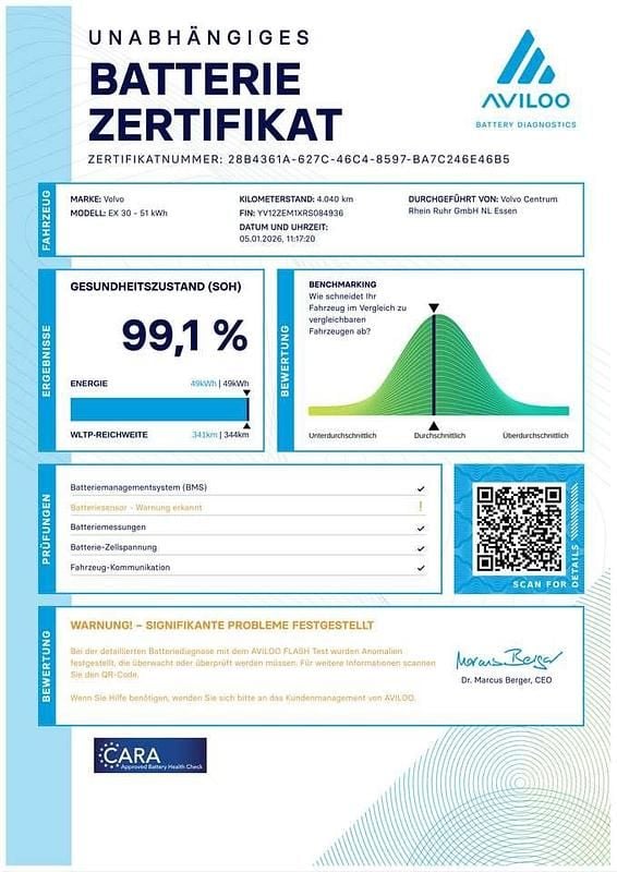 Gebraucht Volvo EX30 Core 199 kW (271 PS) 2024 Grau vapour grey SUV