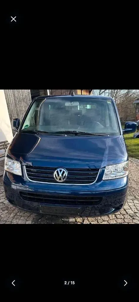 Gebraucht VW Multivan Basis 131 PS (96 kW) 2006 Blau Van / Kleinbus