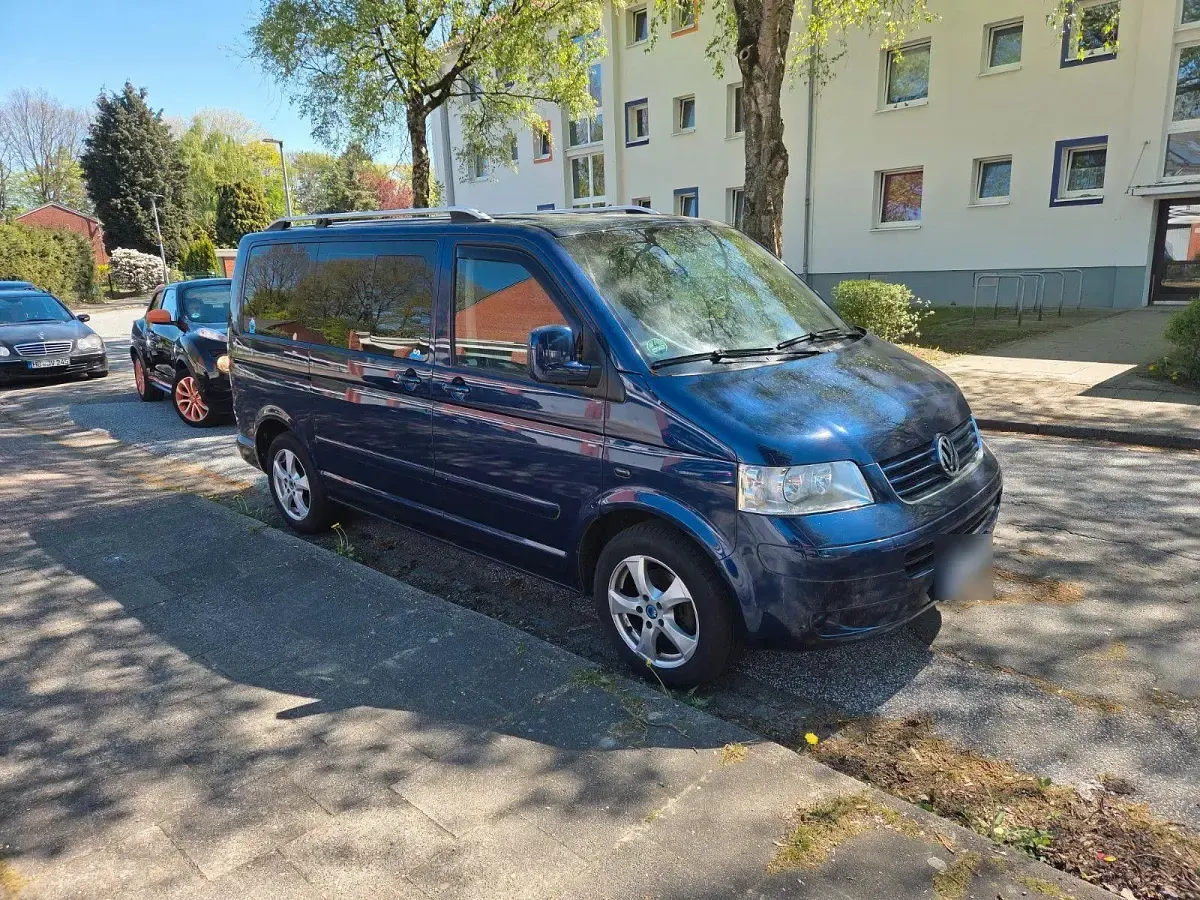 Usata VW T5 131 CV (96 kW) 2006 Blu Furgone