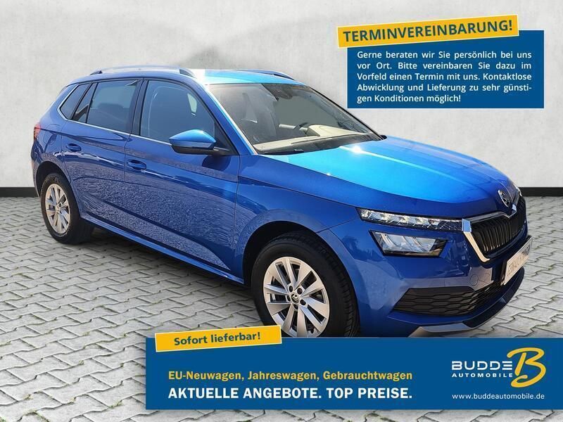 Raceblue metallic Gebraucht 2023 Skoda Kamiq Ambition SUV | 19.190 € (Guter Preis) - Bild 1/4