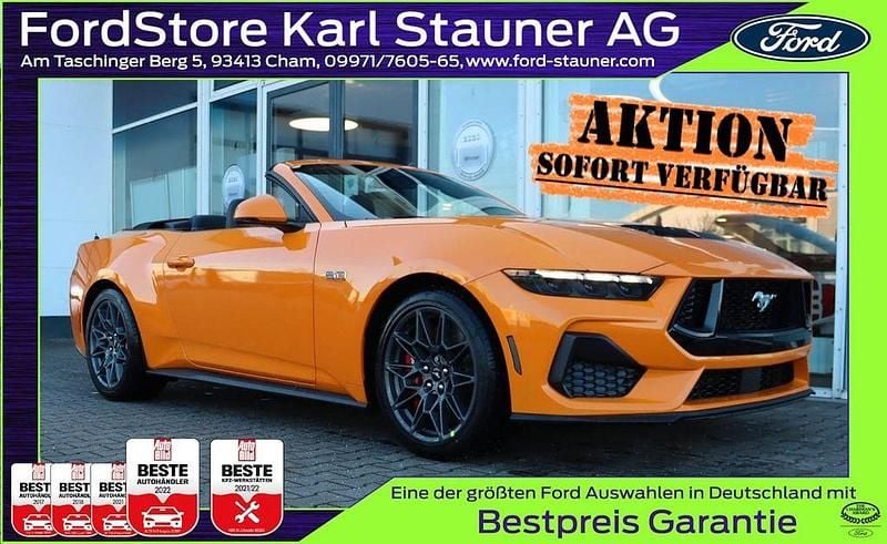 Neu Ford Mustang GT Convertible 446 PS (328 kW) 2026 Orangefury metallic Cabrio
