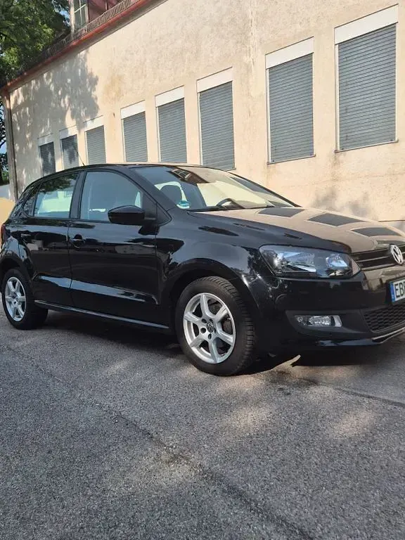 Gebraucht VW Polo Trendline 69 PS (50 kW) 2011 Schwarz Kleinwagen