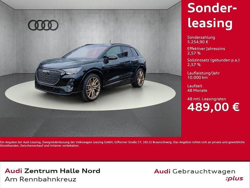 Schwarz Gebraucht 2025 Audi Q4 e-tron S-Line SUV | 54.980 € (Teuer) - Bild 1/4