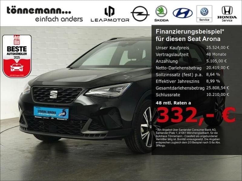 Schwarz Gebraucht 2024 Seat Arona FR-Line SUV | 25.524 € (Fairer Preis) - Bild 1/3