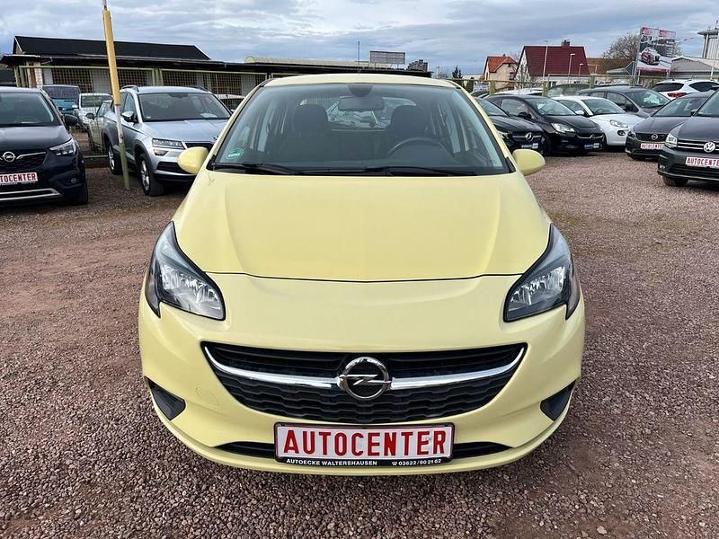 Gebraucht Opel Corsa Edition 101 PS (74 kW) 2015 Gelb Kleinwagen