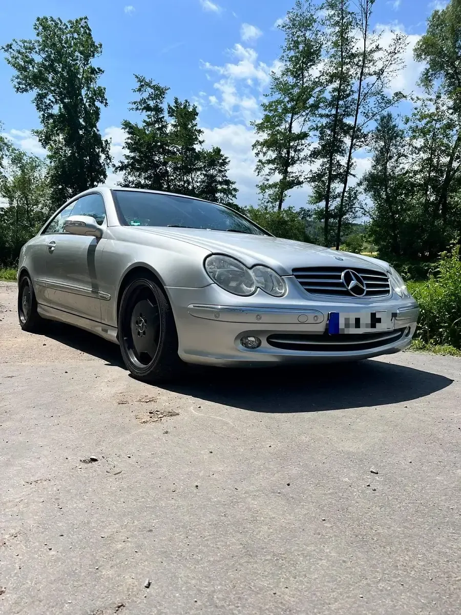 Gebraucht Mercedes CLK200 163 PS (119 kW) 2005 Silber Coupé