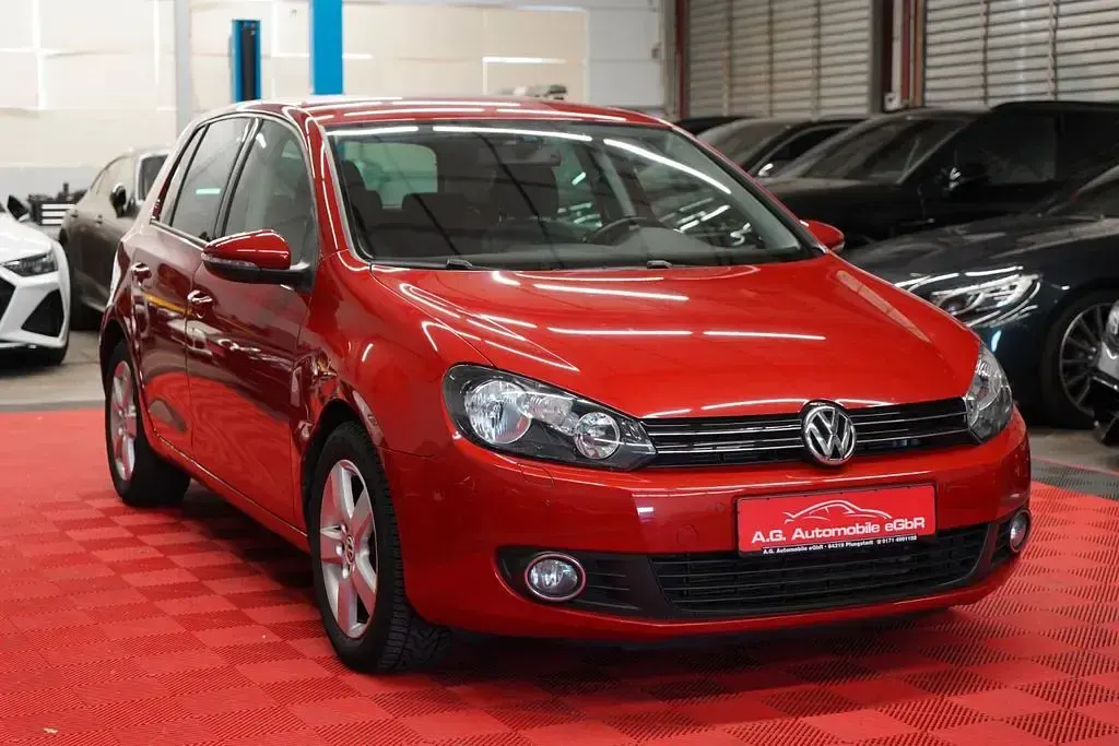Gebraucht VW Golf VI 122 PS (89 kW) 2010 Amaryllisrot Kleinwagen