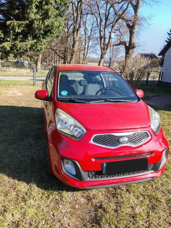 Gebraucht Kia Picanto 70 PS (51 kW) 2013 Rot Kleinwagen