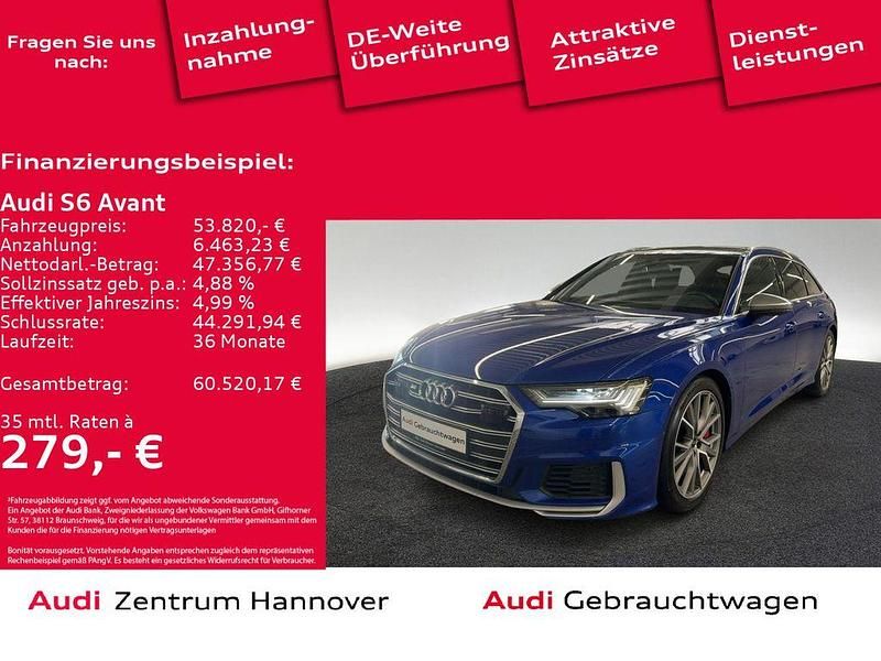 Ultrablau metallic Gebraucht 2023 Audi S6 Ambiente Kombi | 53.820 € (Superpreis) - Bild 1/4