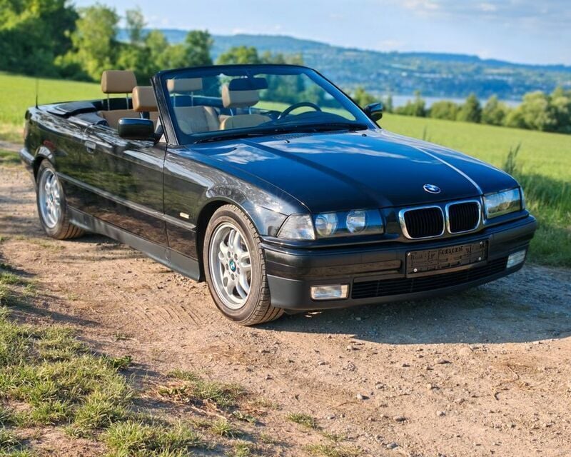 Schwarz Gebraucht 1998 BMW 328 Cabriolet Performance Cabrio | 13.900 € (Superpreis) - Bild 1/4