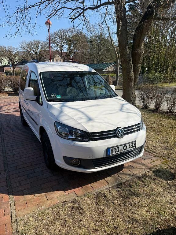 Gebraucht VW Caddy Comfortline 102 PS (75 kW) 2014 Weiß Van / Kleinbus