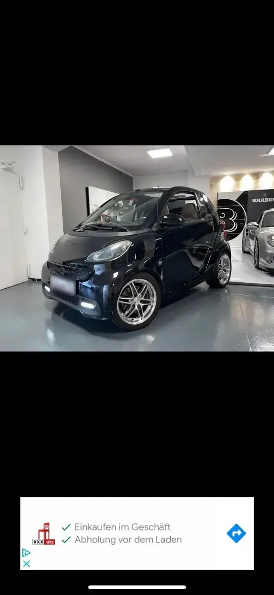 Occasion Smart ForTwo Cabrio Brabus 84 ch (61 kW) 2010 Noir Cabriolet