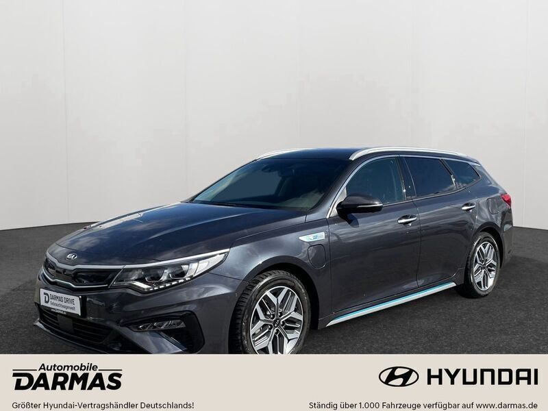 Grau Gebraucht 2021 Kia Optima Hybrid Spirit Limousine | 23.990 € (Fairer Preis) - Bild 1/4