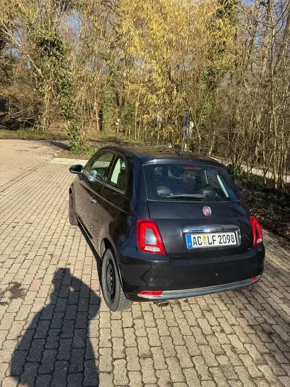 Gebraucht Fiat 500 Mirror 69 PS (50 kW) 2018 Schwarz Kleinwagen