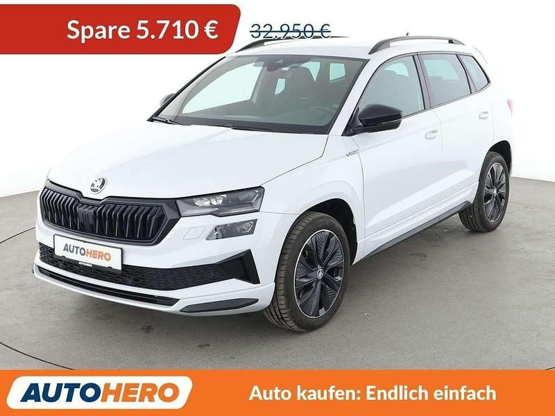 Gebraucht Skoda Karoq SportLine 150 PS (110 kW) 2023 Bila moon moon white SUV