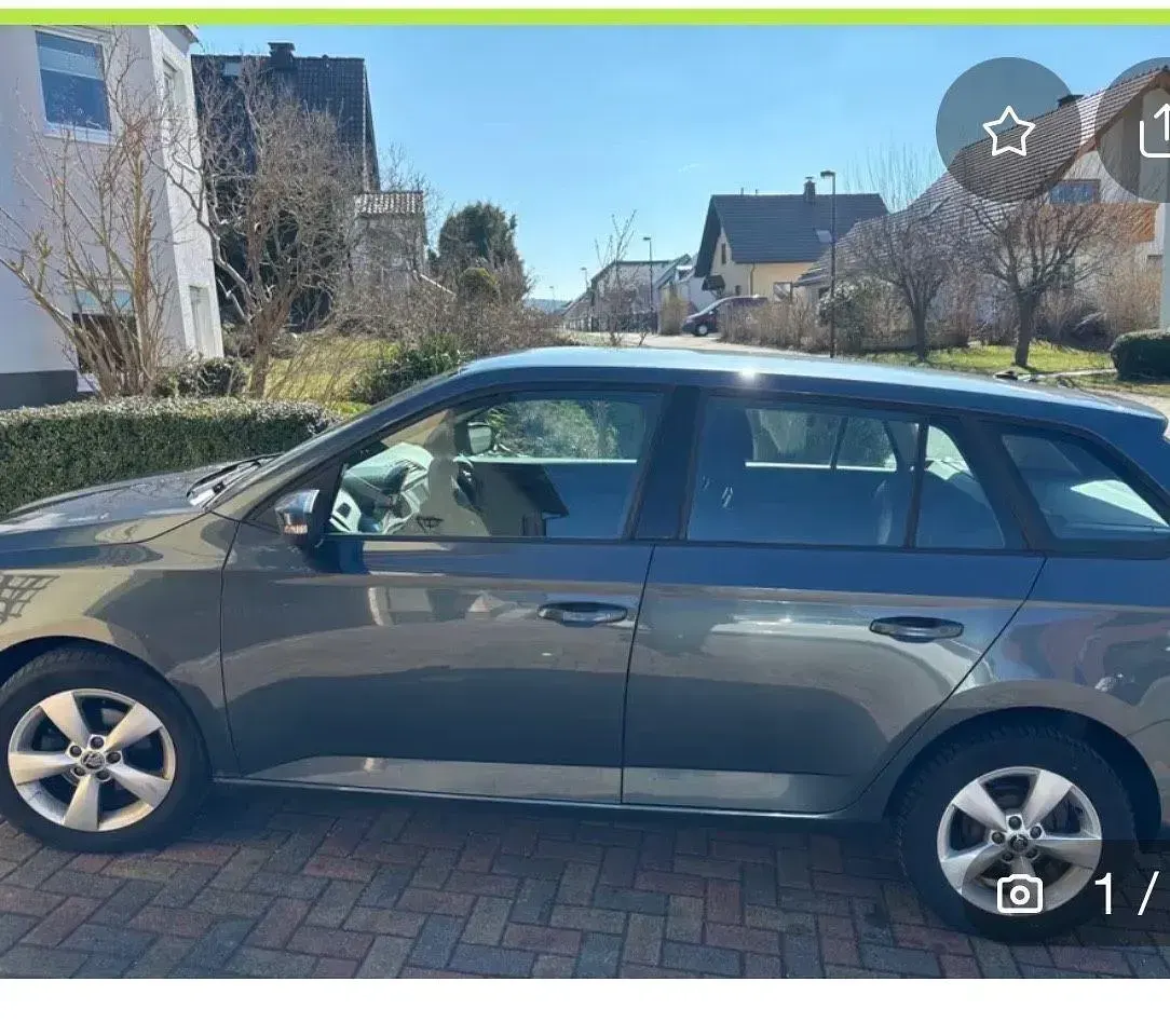 Gebraucht Skoda Fabia Ambition 75 PS (55 kW) 2017 Grau Kombi
