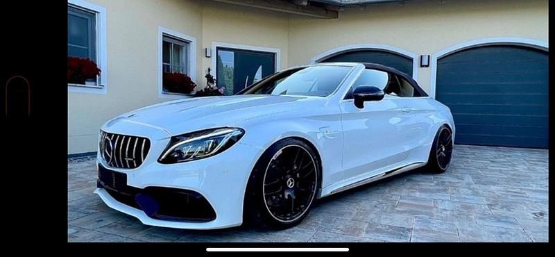 Weiß Gebraucht 2017 Mercedes C63 AMG AMG Cabrio | 29.999 € - Bild 1/4
