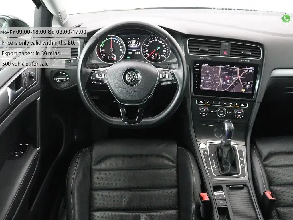 Gebraucht VW e-Golf 100 kW (136 PS) 2017 Schwarz Kleinwagen
