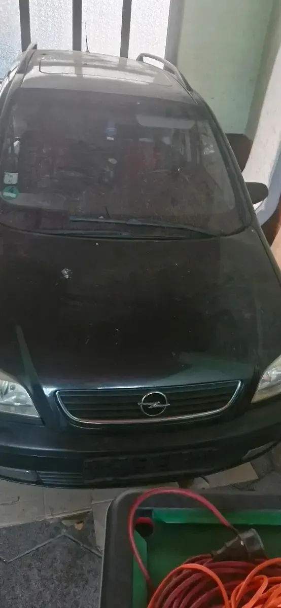 Gebraucht Opel Zafira 2001 Schwarz Van / Kleinbus