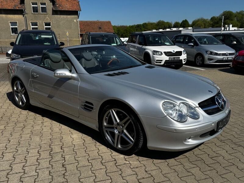 Gebraucht Mercedes SL500 306 PS (225 kW) 2003 Silber Cabrio