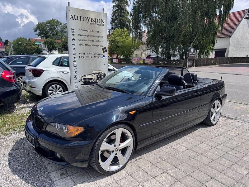 Schwarz Gebraucht 2004 BMW 318 Cabriolet Sport Line Cabrio | 6.890 € (Fairer Preis) - Bild 1/4