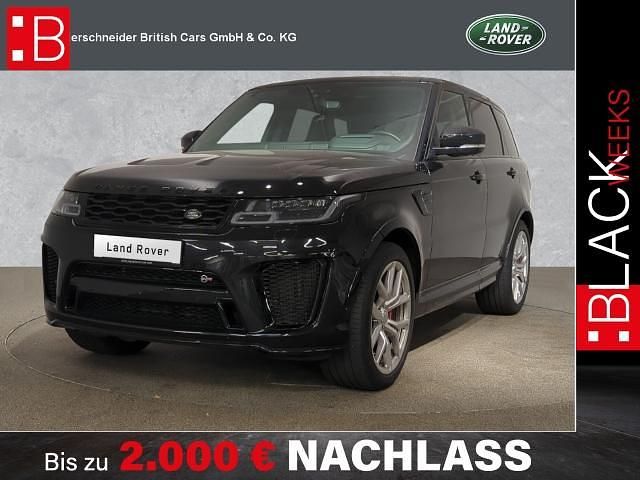 Schwarz Gebraucht 2020 Land Rover Range Rover Sport SVR SUV | 77.450 € (Teuer) - Bild 1/3