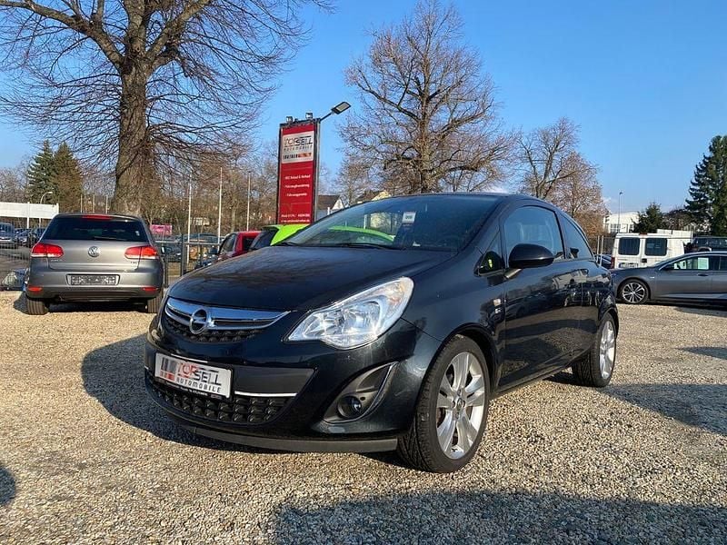 Gebraucht Opel Corsa 87 PS (63 kW) 2012 Schwarz Kleinwagen