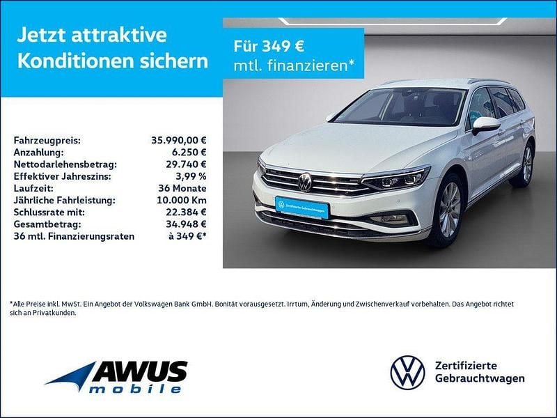 Gebraucht VW Passat Elegance 200 PS (147 kW) 2023 Weiß Kombi