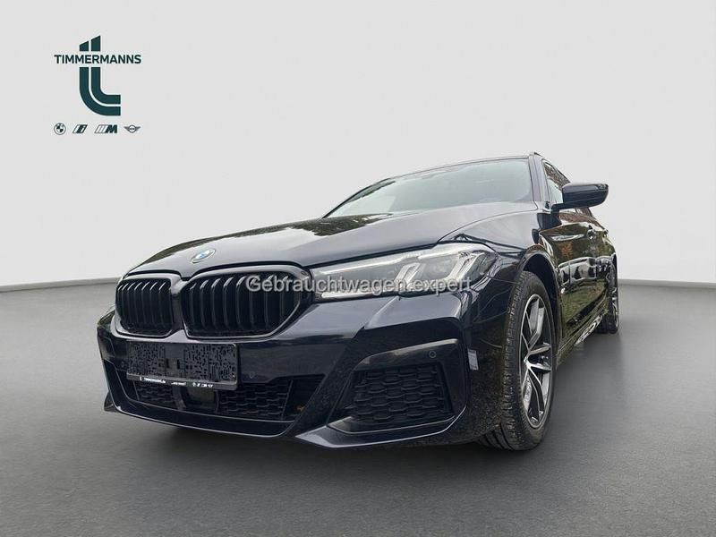 M carbonschwarz (metallic) Gebraucht 2022 BMW 520 Sport Line Kombi | 36.930 € (Etwas zu teuer) - Bild 1/4