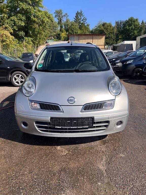 Silber Gebraucht 2009 Nissan Micra Visia Kleinwagen | 2.499 € (Fairer Preis) - Bild 1/4