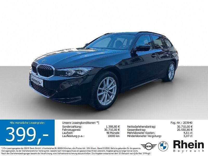Schwarz uni Gebraucht 2023 BMW 318 Shadowline Kombi | 30.590 € (Guter Preis) - Bild 1/4