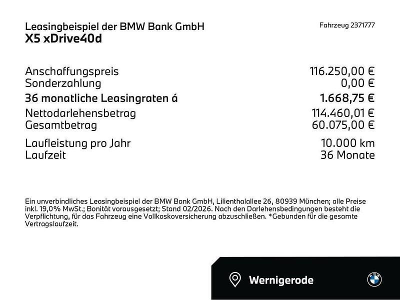 Neu BMW X5 Comfort Edition 352 PS (258 kW) 2025 Mineralweiãÿ (weiß) SUV