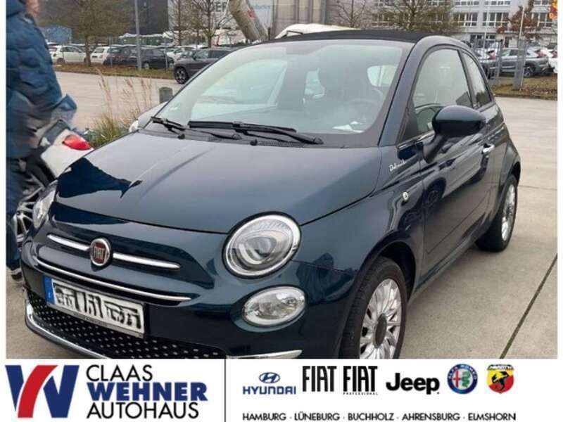 Dipinto di blu blau) (blau Gebraucht 2021 Fiat 500C Dolcevita Cabrio | 12.990 € (Guter Preis) - Bild 1/4